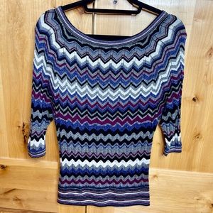 Guess Zig-Zag Pattern Sweater